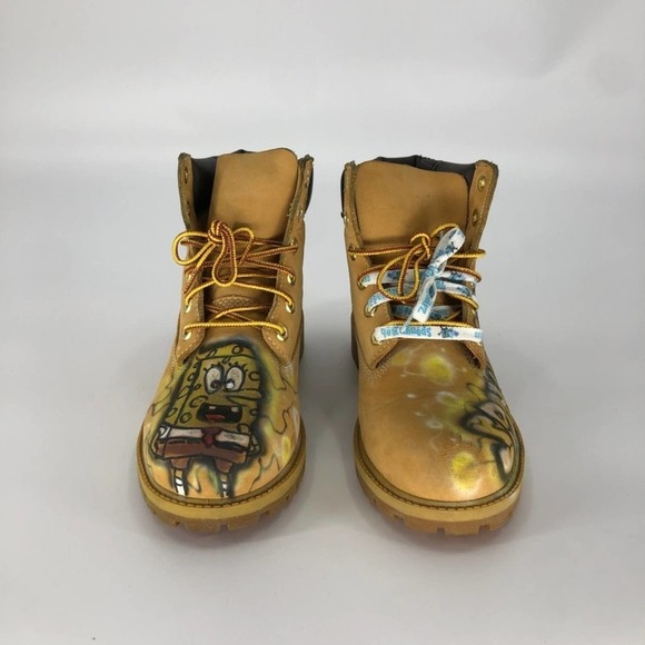Timberland Boys Lace Up Waterproof Wheat Boots 6 - Picture 1 of 12